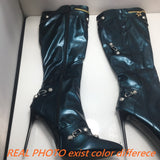 thanksgiving outfit Dodobye Sexy Women Long Boots Pointed Toe Stiletto 12cm Decoration 46 47 48 Female Knee High Booties