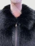 christmas outfit Dodobye Autumn Winter Short Black Thickened Warm Hairy Shaggy Pu leather Patchwork Faux Fox Fur Coat Women Fluffy Jacket