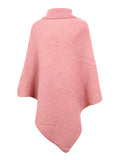 christmas outfit Dodobye Casual 7 Colors High-Neck Sweater Cape