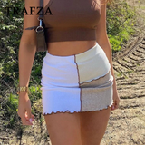 thanksgiving outfit Dodobye 2024 Spring Summer Sexy Women Skirts Fashion Nightclub Patchwork High Waist Chic Ladies Mini Skirts Streetwear Skirts