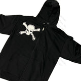 Dodobye Skull Pullovers Zip Up Hoodies for Men Women's Sweatshirt Gothic Clothes Vintage Y 2k Anime Hoodie Y2k Pullover Womens Clothing