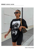 Back To School Dodobye American-style Retro Black T-shirt Short-sleeved Women's Spring And Summer Oversize Loose Boyfriend Hot Girl Top Trendy