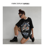 Back To School Dodobye American Retro Black Oversize Short-sleeved T-shirt Women's Summer Fashion Brand Design Niche Hot Girl Top