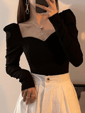 Dodobye Ruched Puff Sleeve Blouse